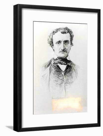 Edgar Allan Poe-Ismael Gentz-Framed Giclee Print