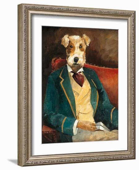 Edgar Allen Paw-Avery Tillmon-Framed Art Print