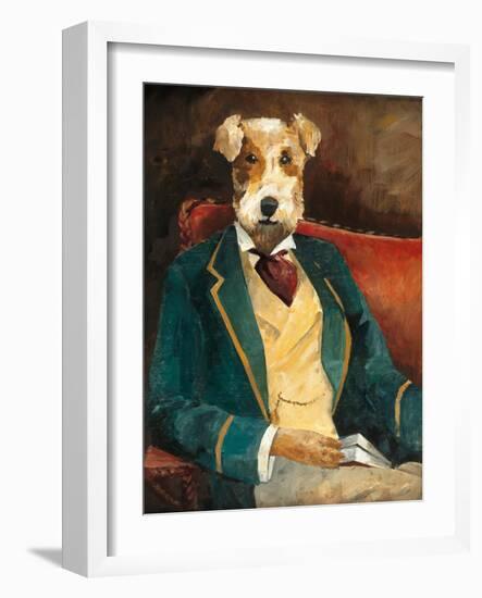 Edgar Allen Paw-Avery Tillmon-Framed Art Print