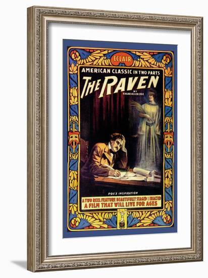 Edgar Allen Poe's "The Raven"""-null-Framed Art Print