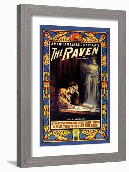 Edgar Allen Poe's "The Raven"""-null-Framed Art Print