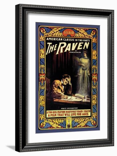 Edgar Allen Poe's "The Raven"""-null-Framed Art Print