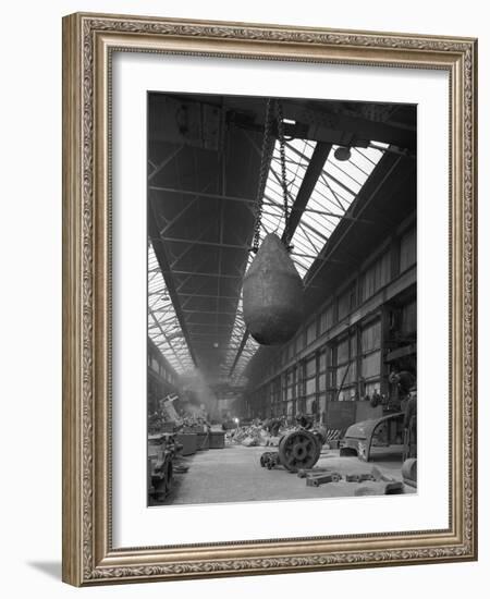 Edgar Allen Steel Foundry, Meadowhall, Sheffield, South Yorkshire, 1962-Michael Walters-Framed Photographic Print