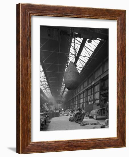 Edgar Allen Steel Foundry, Meadowhall, Sheffield, South Yorkshire, 1962-Michael Walters-Framed Photographic Print