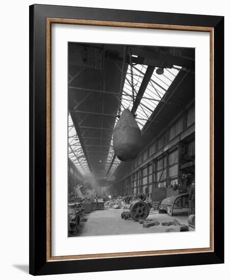 Edgar Allen Steel Foundry, Meadowhall, Sheffield, South Yorkshire, 1962-Michael Walters-Framed Photographic Print