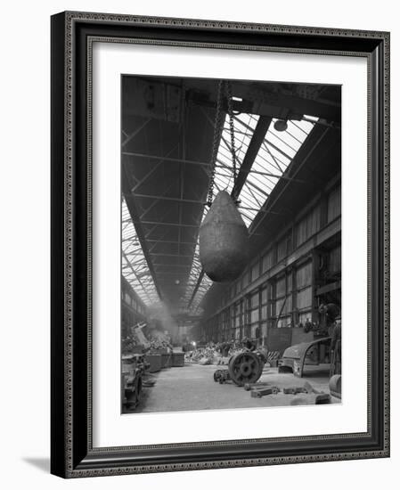 Edgar Allen Steel Foundry, Meadowhall, Sheffield, South Yorkshire, 1962-Michael Walters-Framed Photographic Print