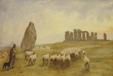 Returning Home, Stonehenge, Wiltshire-Edgar Barclay-Giclee Print