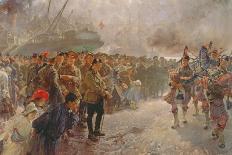 Landing of the First Canadian Division at St. Nazaire, 1915-Edgar Bundy-Giclee Print