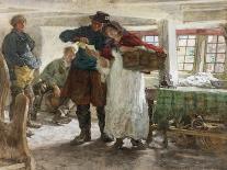 "Despatches - Is He Mentioned", 1917-Edgar Bundy-Laminated Giclee Print
