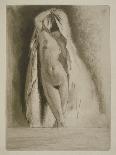 A Woman Draped in a Sheet, Illustration for 'Mitsou' by Sidonie-Gabrielle Colette (1873-1954) Publi-Edgar Chahine-Giclee Print