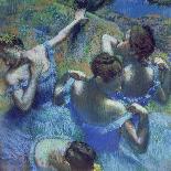 Four Ballerinas on the Stage-Edgar Degas-Giclee Print