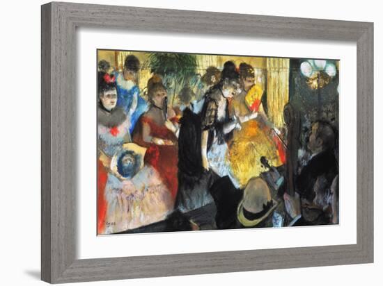 Edgar Degas: Cabaret, 1876-Edgar Degas-Framed Giclee Print