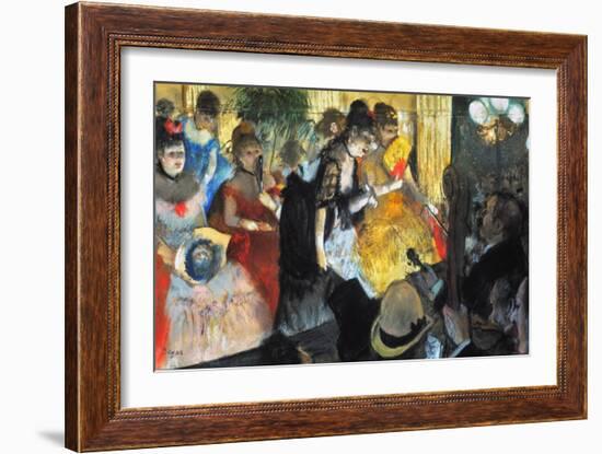 Edgar Degas: Cabaret, 1876-Edgar Degas-Framed Giclee Print