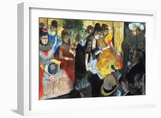 Edgar Degas: Cabaret, 1876-Edgar Degas-Framed Giclee Print