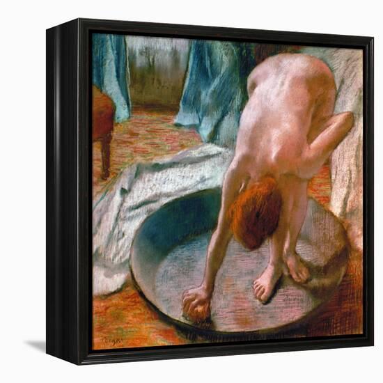 Edgar Degas: The Tub, 1886-Edgar Degas-Framed Premier Image Canvas