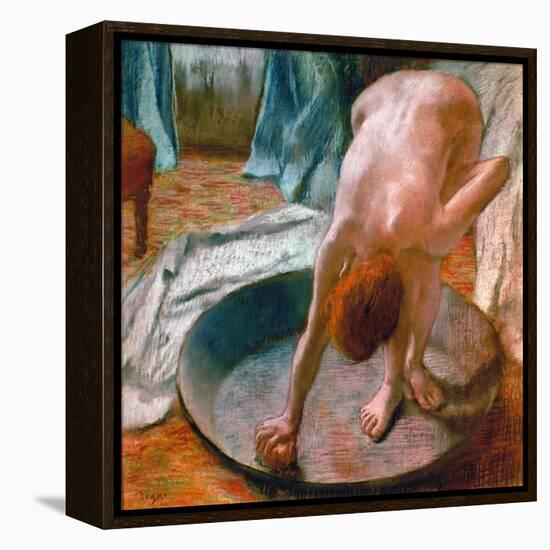 Edgar Degas: The Tub, 1886-Edgar Degas-Framed Premier Image Canvas