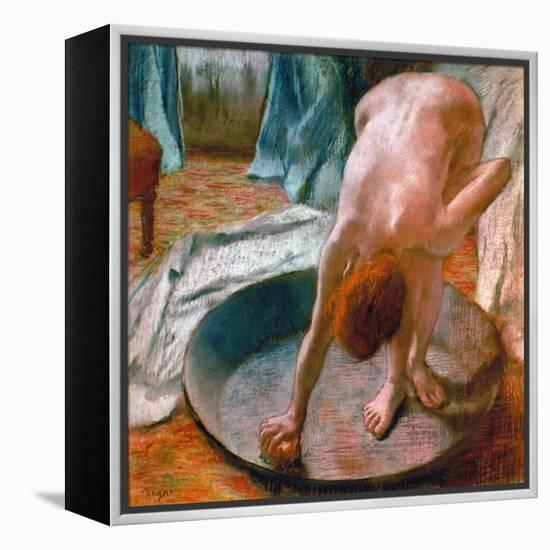 Edgar Degas: The Tub, 1886-Edgar Degas-Framed Premier Image Canvas