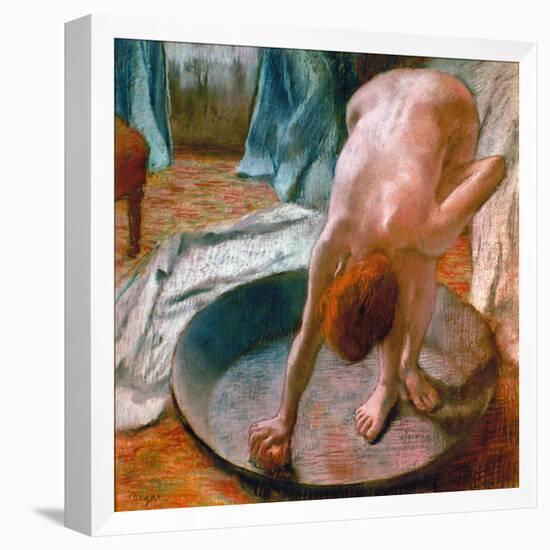 Edgar Degas: The Tub, 1886-Edgar Degas-Framed Premier Image Canvas