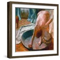 Edgar Degas: The Tub, 1886-Edgar Degas-Framed Giclee Print