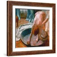 Edgar Degas: The Tub, 1886-Edgar Degas-Framed Giclee Print