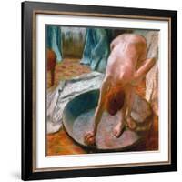 Edgar Degas: The Tub, 1886-Edgar Degas-Framed Giclee Print
