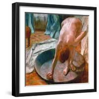 Edgar Degas: The Tub, 1886-Edgar Degas-Framed Giclee Print
