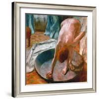 Edgar Degas: The Tub, 1886-Edgar Degas-Framed Giclee Print