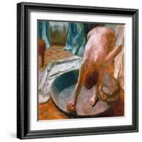 Edgar Degas: The Tub, 1886-Edgar Degas-Framed Giclee Print