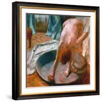 Edgar Degas: The Tub, 1886-Edgar Degas-Framed Giclee Print