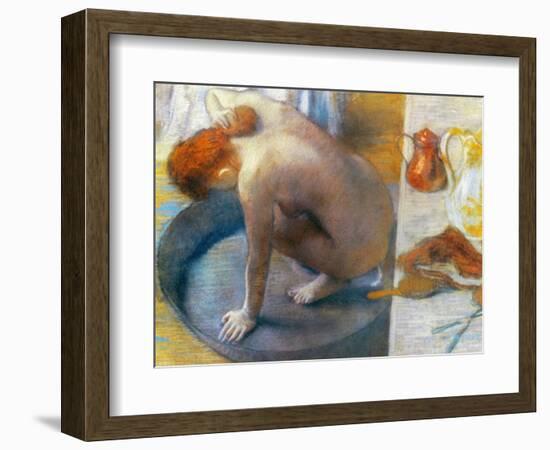 Edgar Degas: The Tub, 1886-Edgar Degas-Framed Giclee Print