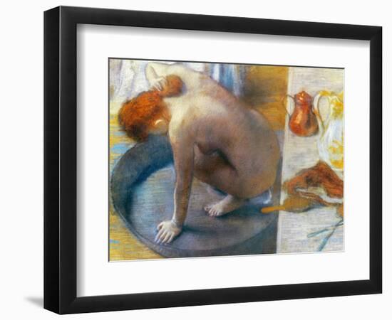 Edgar Degas: The Tub, 1886-Edgar Degas-Framed Giclee Print