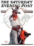 "Bagpipes," Saturday Evening Post Cover, September 10, 1932-Edgar Franklin Wittmack-Giclee Print