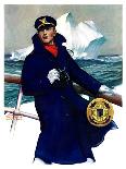 "Coast Guard," Saturday Evening Post Cover, February 11, 1933-Edgar Franklin Wittmack-Giclee Print