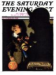 "Halloween, 1926," Saturday Evening Post Cover, October 30, 1926-Edgar Franklin Wittmack-Framed Giclee Print