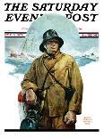 "Coast Guard," Saturday Evening Post Cover, February 11, 1933-Edgar Franklin Wittmack-Giclee Print