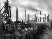 Coal and Iron Production, 1926-Edgar & Winifred Ward-Giclee Print