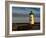 Edgartown Lighthouse at Christmas on Martha's Vineyard at Sunset-James Shive-Framed Photographic Print