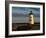 Edgartown Lighthouse at Christmas on Martha's Vineyard at Sunset-James Shive-Framed Photographic Print