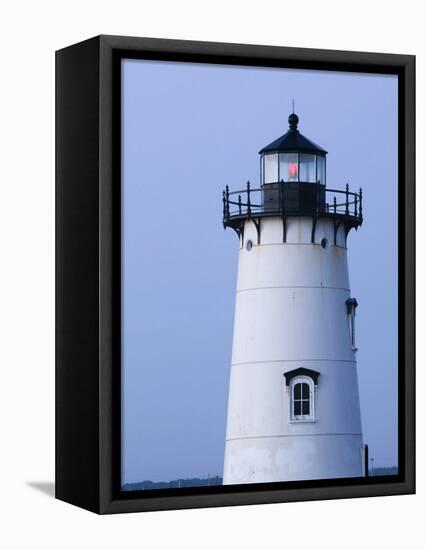 Edgartown Lighthouse, Edgar Town, Martha's Vineyard, Massachusetts, USA-Walter Bibikow-Framed Premier Image Canvas
