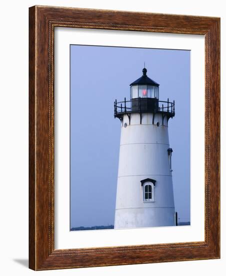 Edgartown Lighthouse, Edgar Town, Martha's Vineyard, Massachusetts, USA-Walter Bibikow-Framed Photographic Print