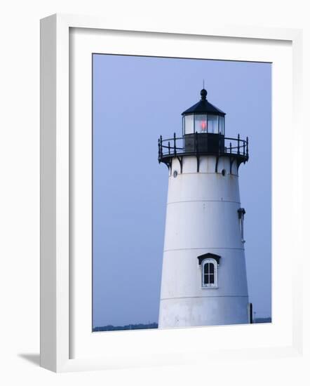 Edgartown Lighthouse, Edgar Town, Martha's Vineyard, Massachusetts, USA-Walter Bibikow-Framed Photographic Print