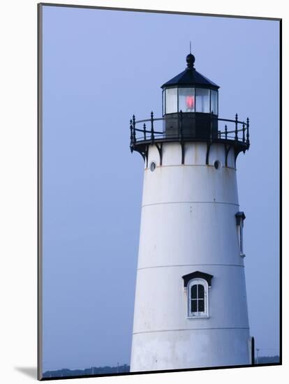 Edgartown Lighthouse, Edgar Town, Martha's Vineyard, Massachusetts, USA-Walter Bibikow-Mounted Photographic Print