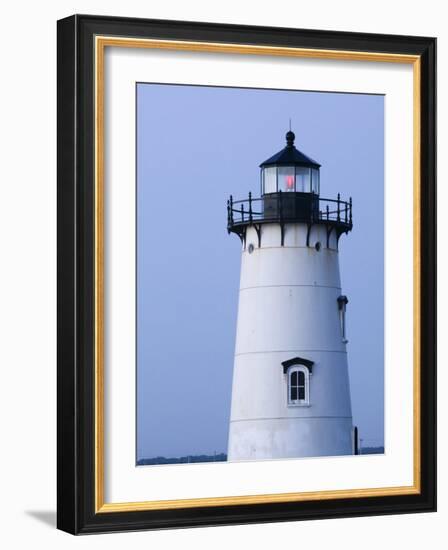 Edgartown Lighthouse, Edgar Town, Martha's Vineyard, Massachusetts, USA-Walter Bibikow-Framed Photographic Print