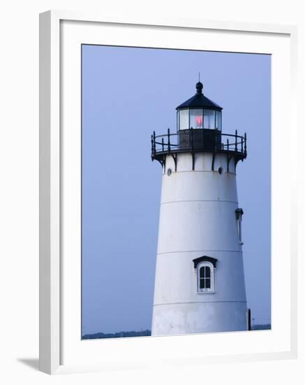 Edgartown Lighthouse, Edgar Town, Martha's Vineyard, Massachusetts, USA-Walter Bibikow-Framed Photographic Print