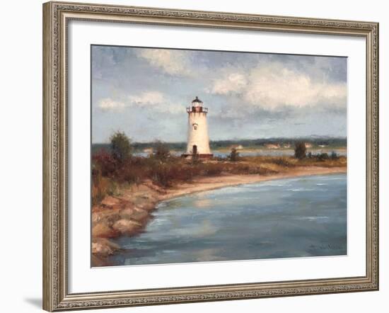 Edgartown Lighthouse-Todd Williams-Framed Art Print