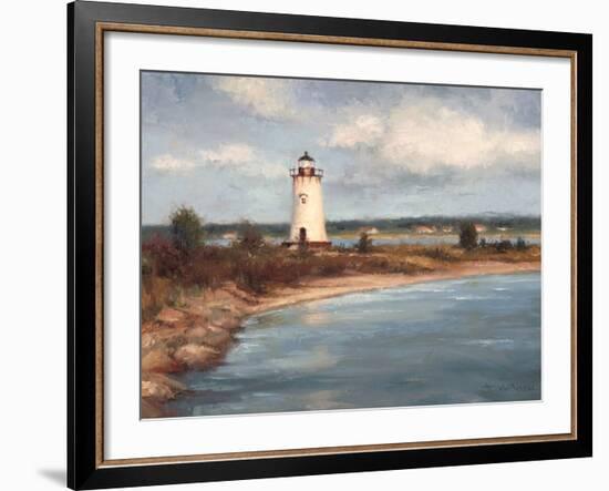 Edgartown Lighthouse-Todd Williams-Framed Art Print