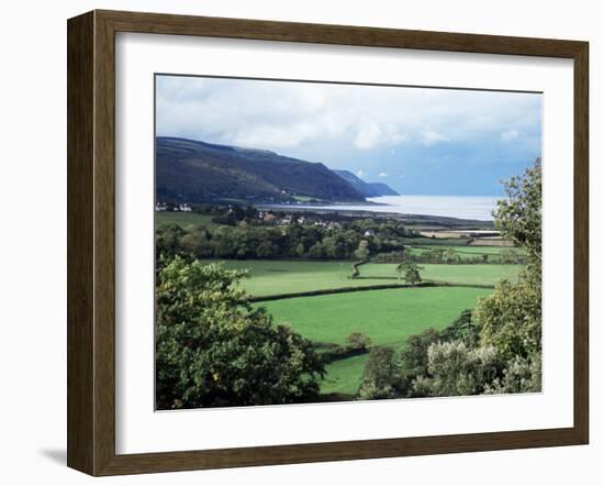 Edge of Exmoor, Near Porlock, Somerset, England, United Kingdom-Rob Cousins-Framed Photographic Print