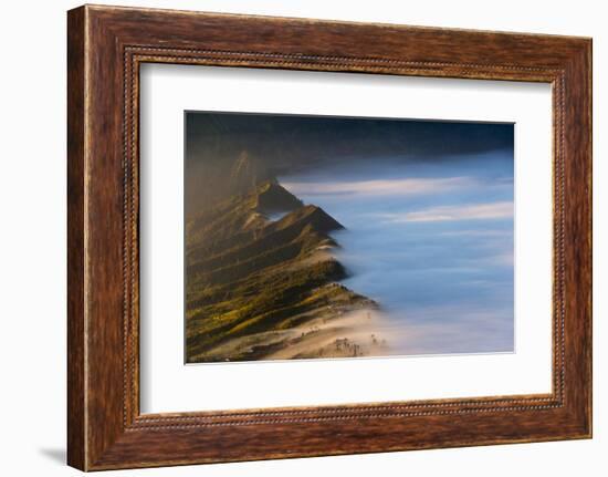 Edge of Tengger Caldera, Bromo Tengger Semeru NP, East Java, Indonesia-Keren Su-Framed Photographic Print