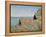 Edge of the Cliff, Pourville, 1882-Claude Monet-Framed Premier Image Canvas