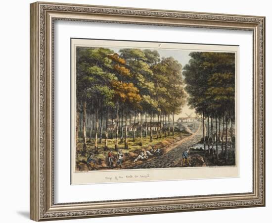 Edge of the Foret De Soignes-James Rouse-Framed Giclee Print